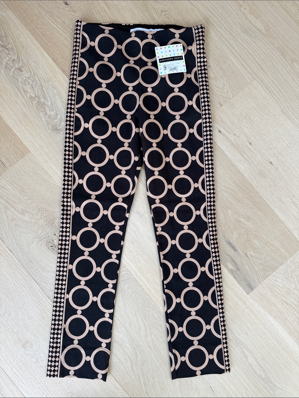 NWT Gretchen Scott Designs Geometric High Waist Pants